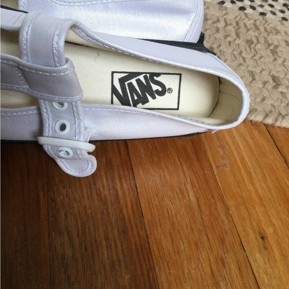 Vans Silver Mary Jane Creepers